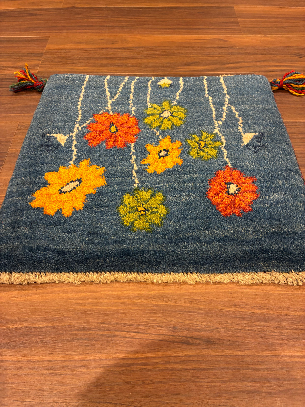 【千葉店】ギャッベ 44cm x 40cm Z3345