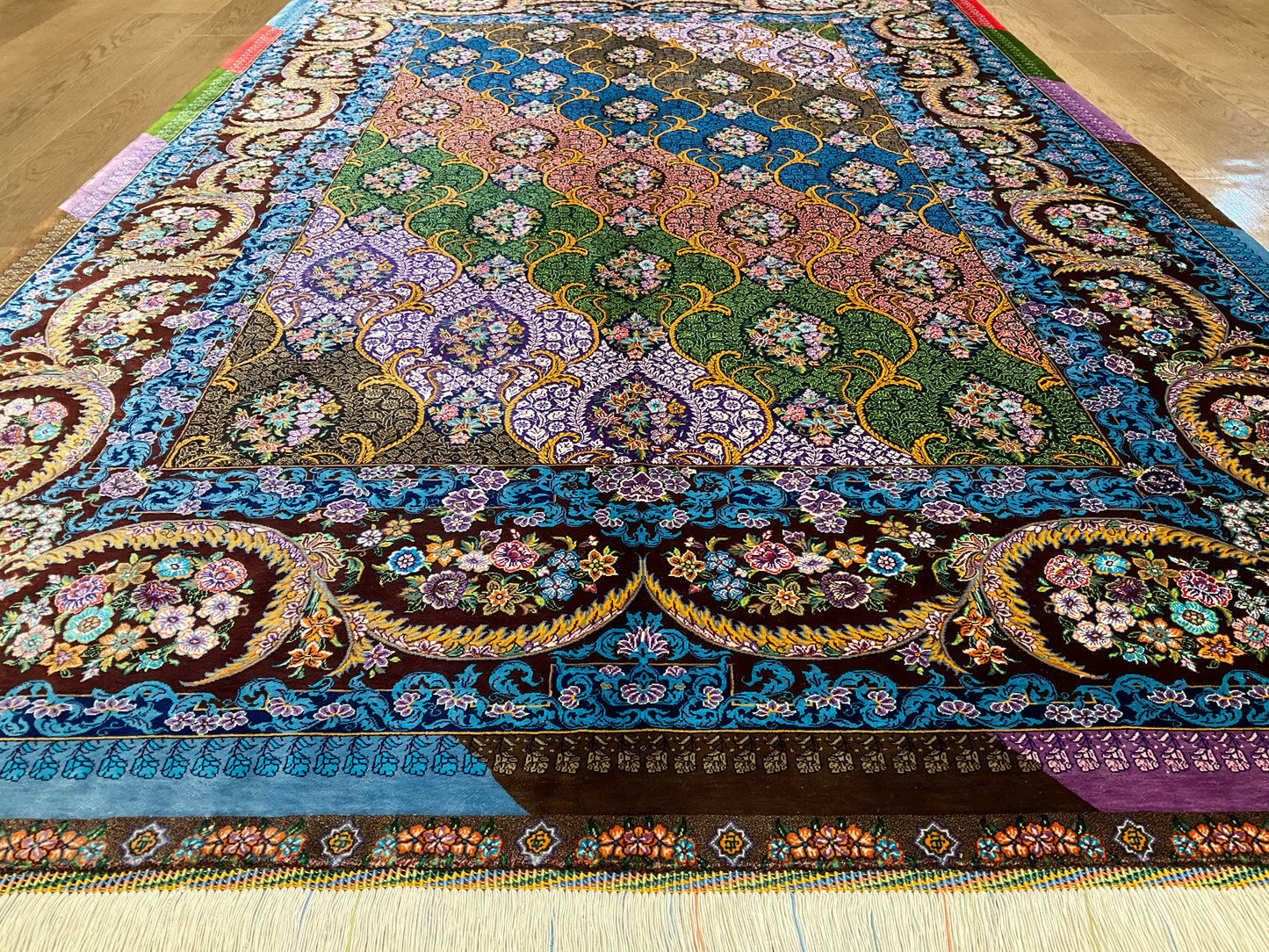 クム ジャムシード工房 210cm x 136cm A22451