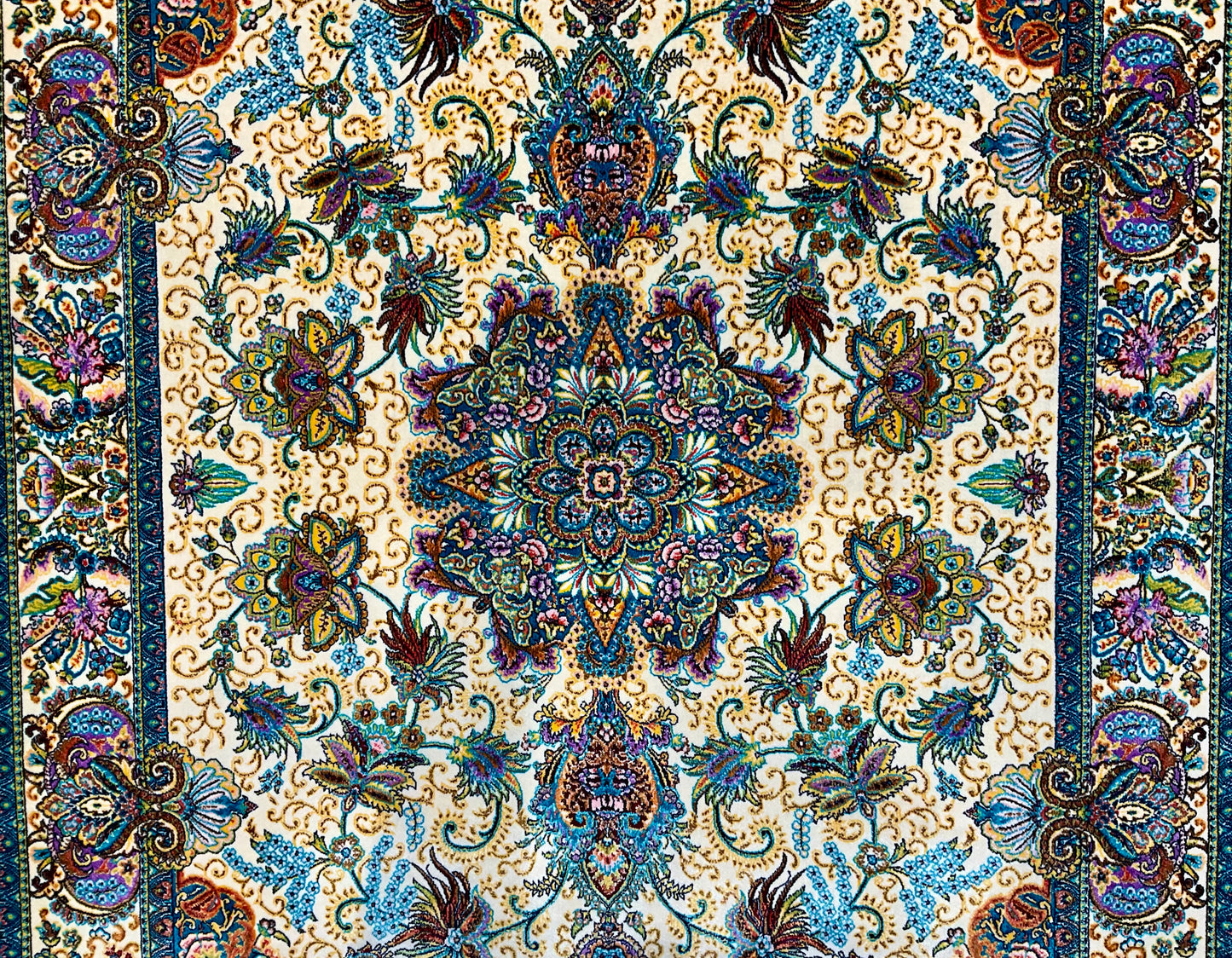 ペルシャンシルク 120cm x 80cm PS10858