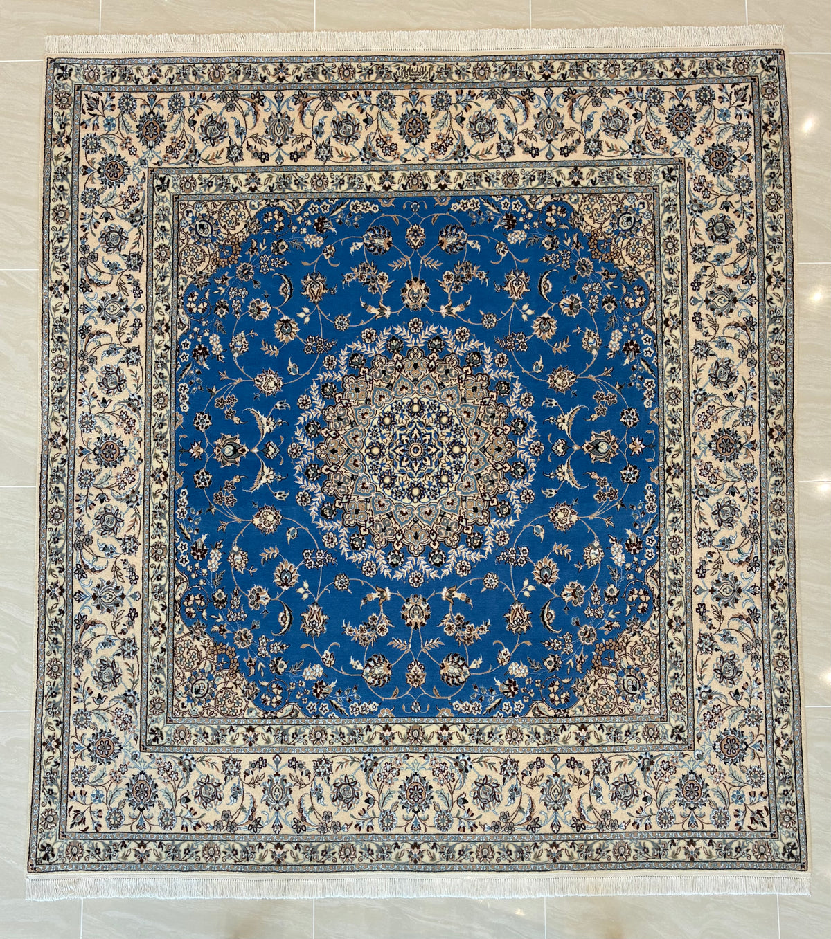 【千葉店】 ナイン・シシラ ハビビアン工房 225cm x 205cm PS12999