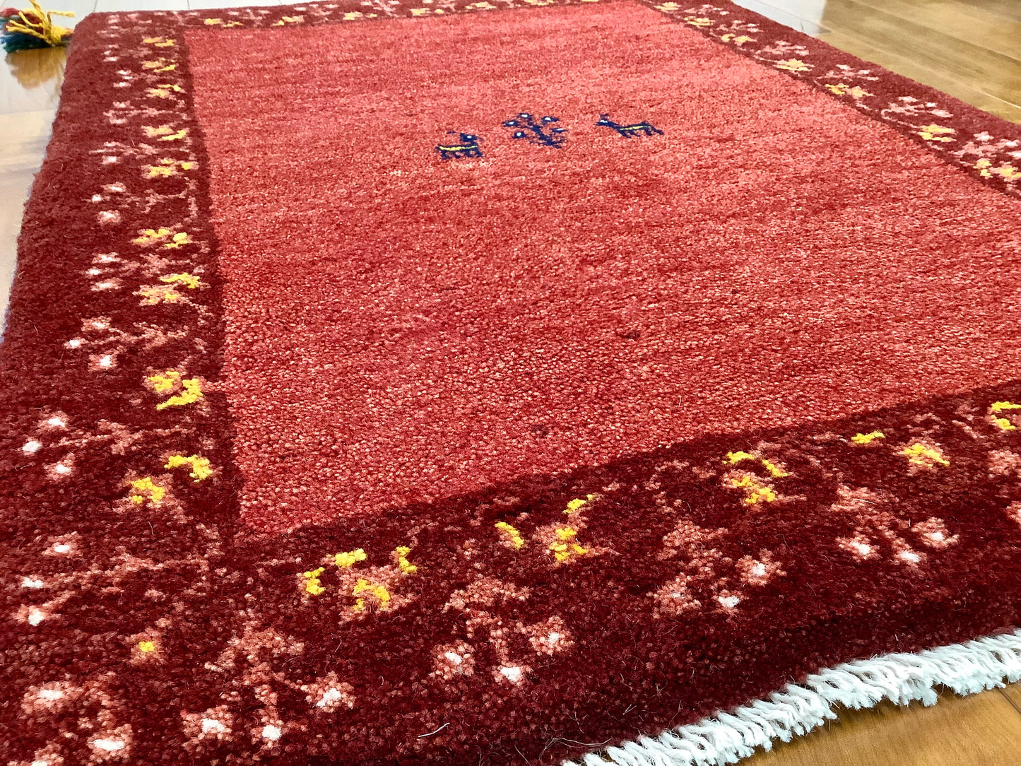 【オンライン限定】ギャッベ 90cm x 64cm RJ12380