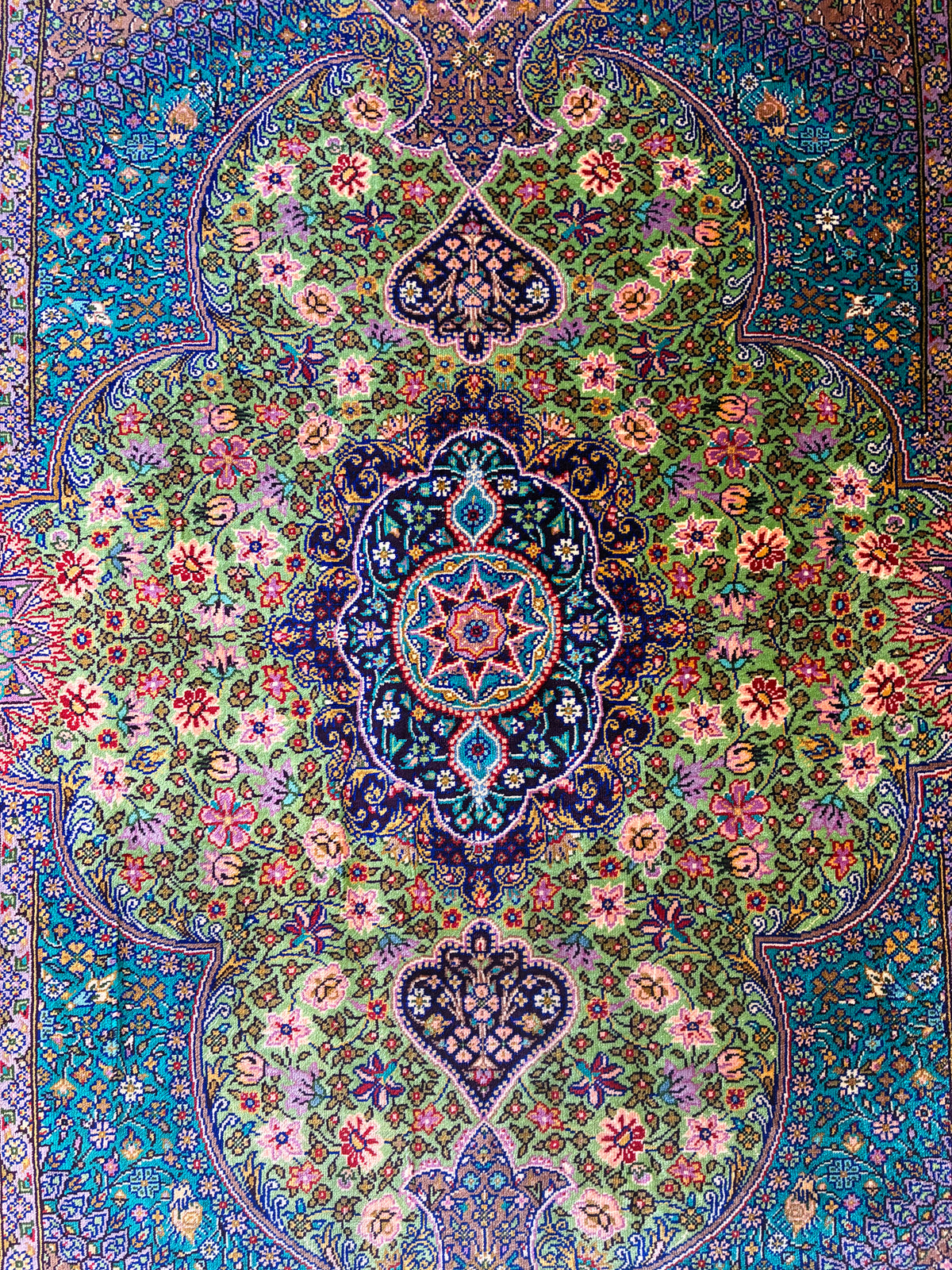 【千葉店】クム モハンマディ工房 88cm x 60cm NT15030