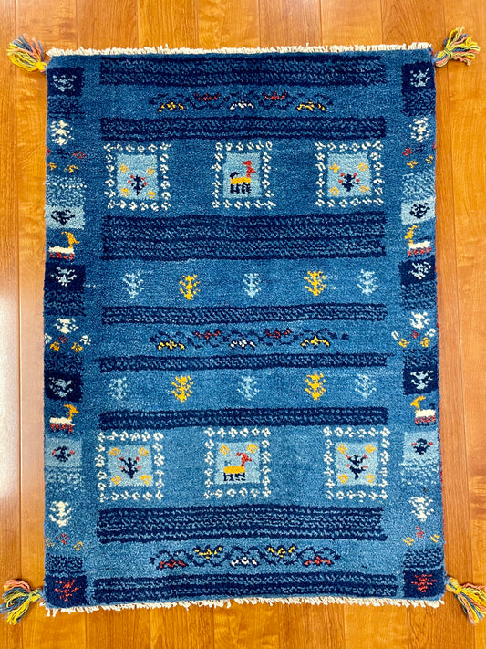 【オンライン限定】ギャッベ 88cm x 63cm RJ4409