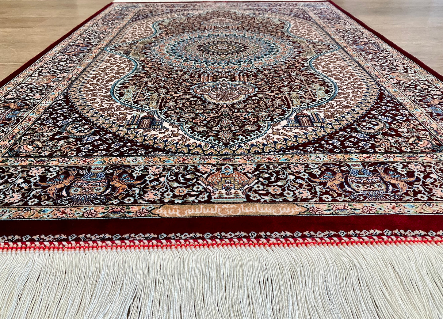 ペルシャンシルク 120cm x 80cm PS9452