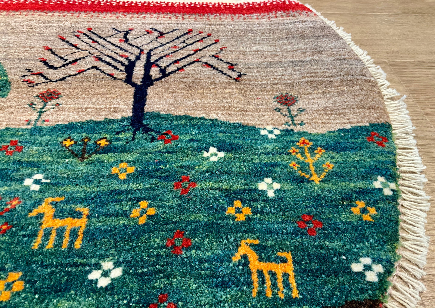 ギャッベ アマレバフト Φ100cm RJ14733