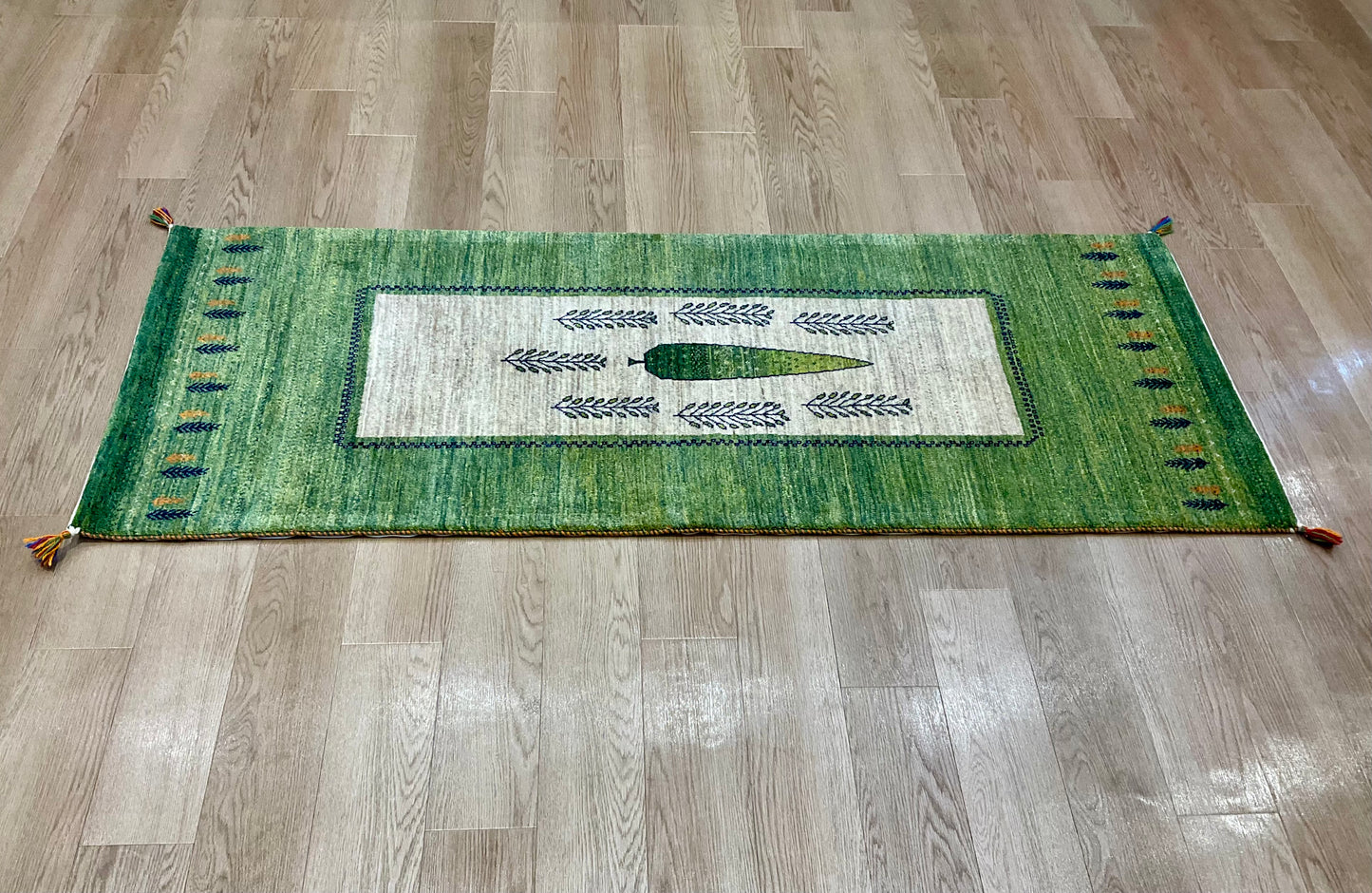 カシュクリギャッベ  206cm x 80cm RJ7862