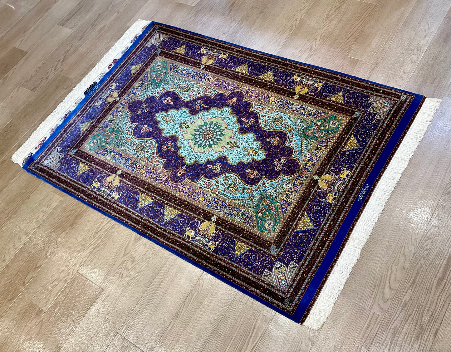 クム ジャムシーディ工房 148cm x 104cm NT11438