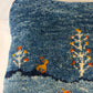 【千葉店】ギャッベクッション 45cm x 50cm Z2865