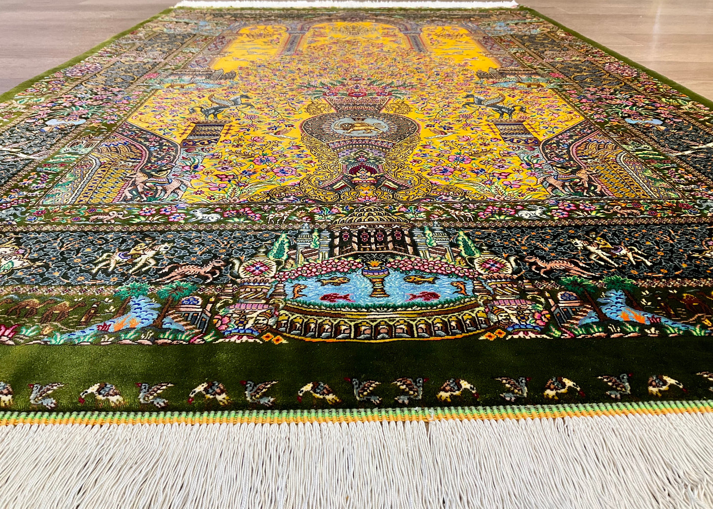 クム モハンマド工房 155cm x 100cm NT11115