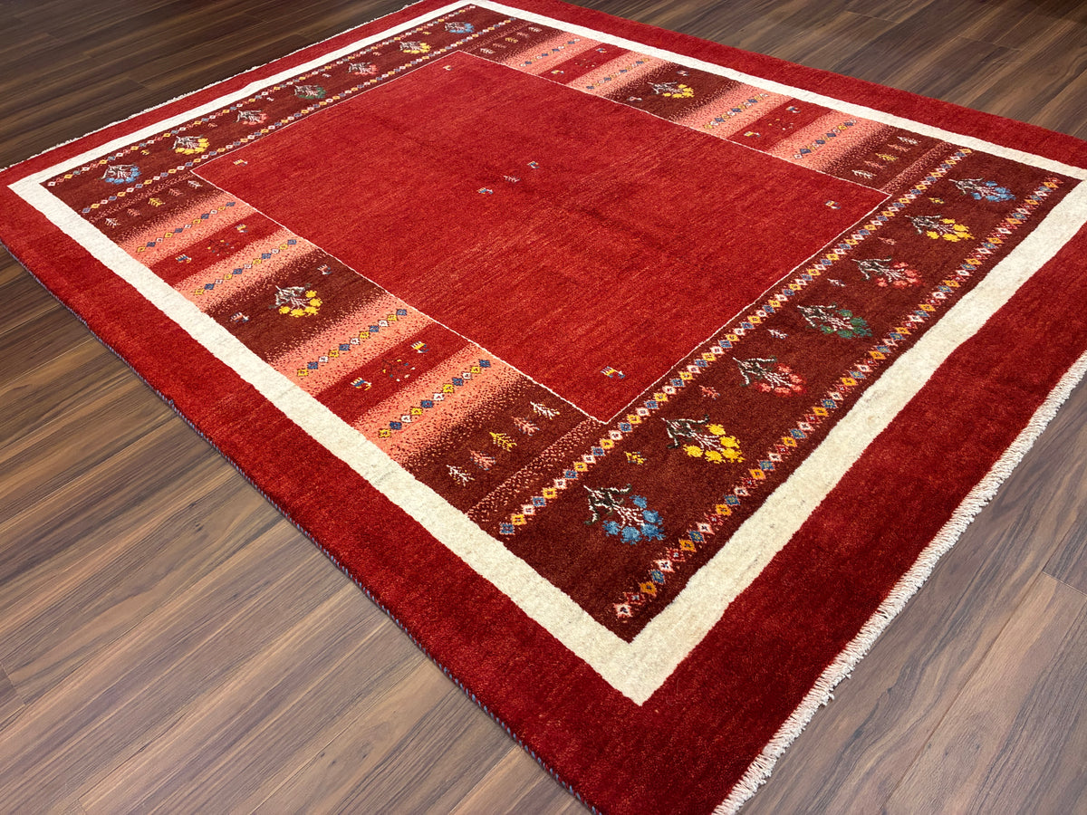【千葉店】カシュクリギャッベ  205cm x 158cm RJ11841