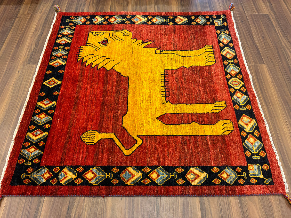 【千葉店】ギャッベ アマレバフト 116cm x 118cm RJ12413
