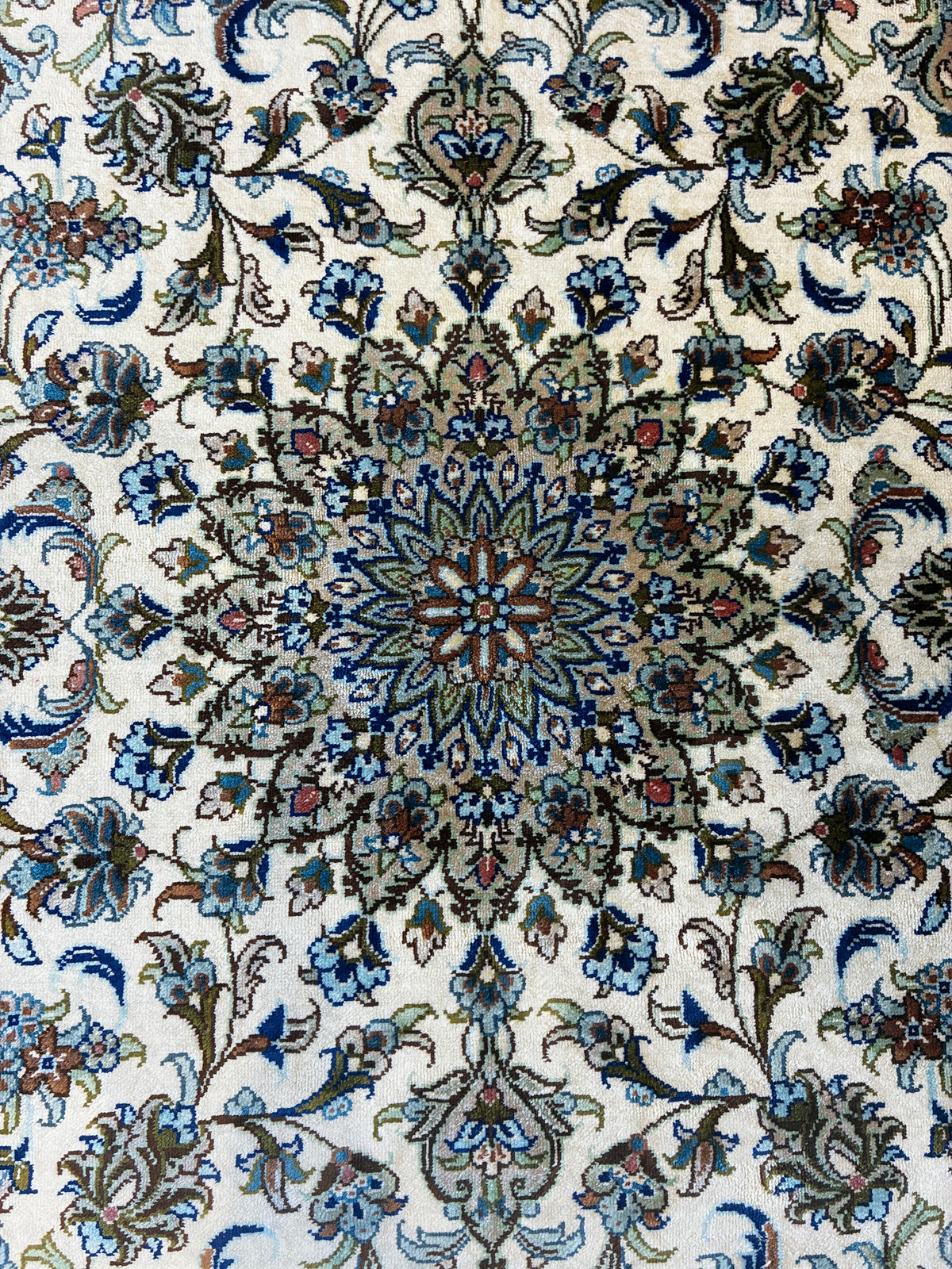 【千葉店】カシャーンシルク ネギン工房 92cm x 58cm NT13856