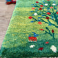 【福岡店】ギャッベ 42cm x 39cm Z3034