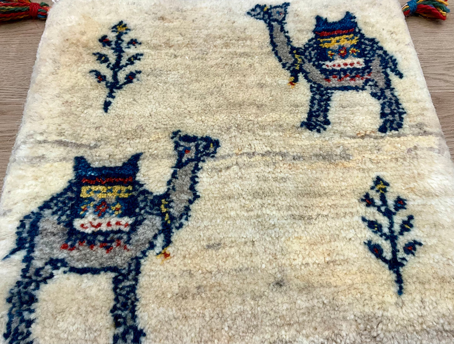 ギャッベ 44cm x 45cm Z1216