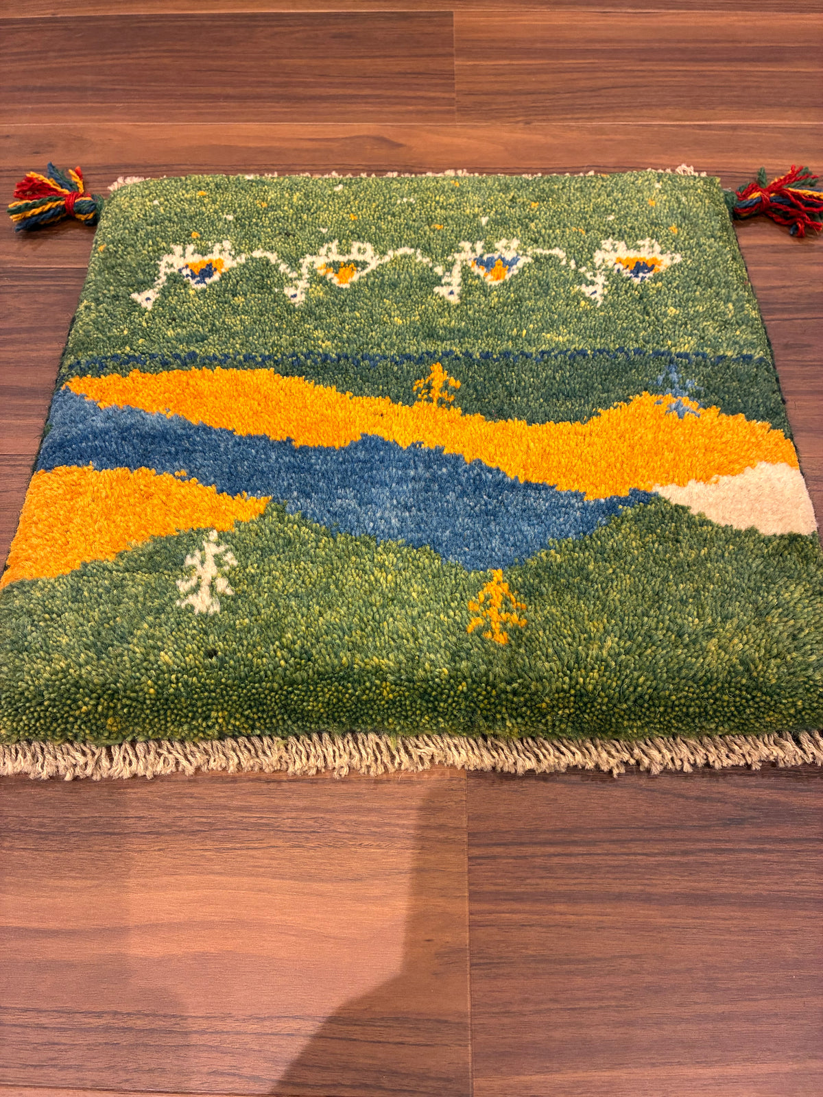 【千葉店】ギャッベ 42cm x 38cm Z3000