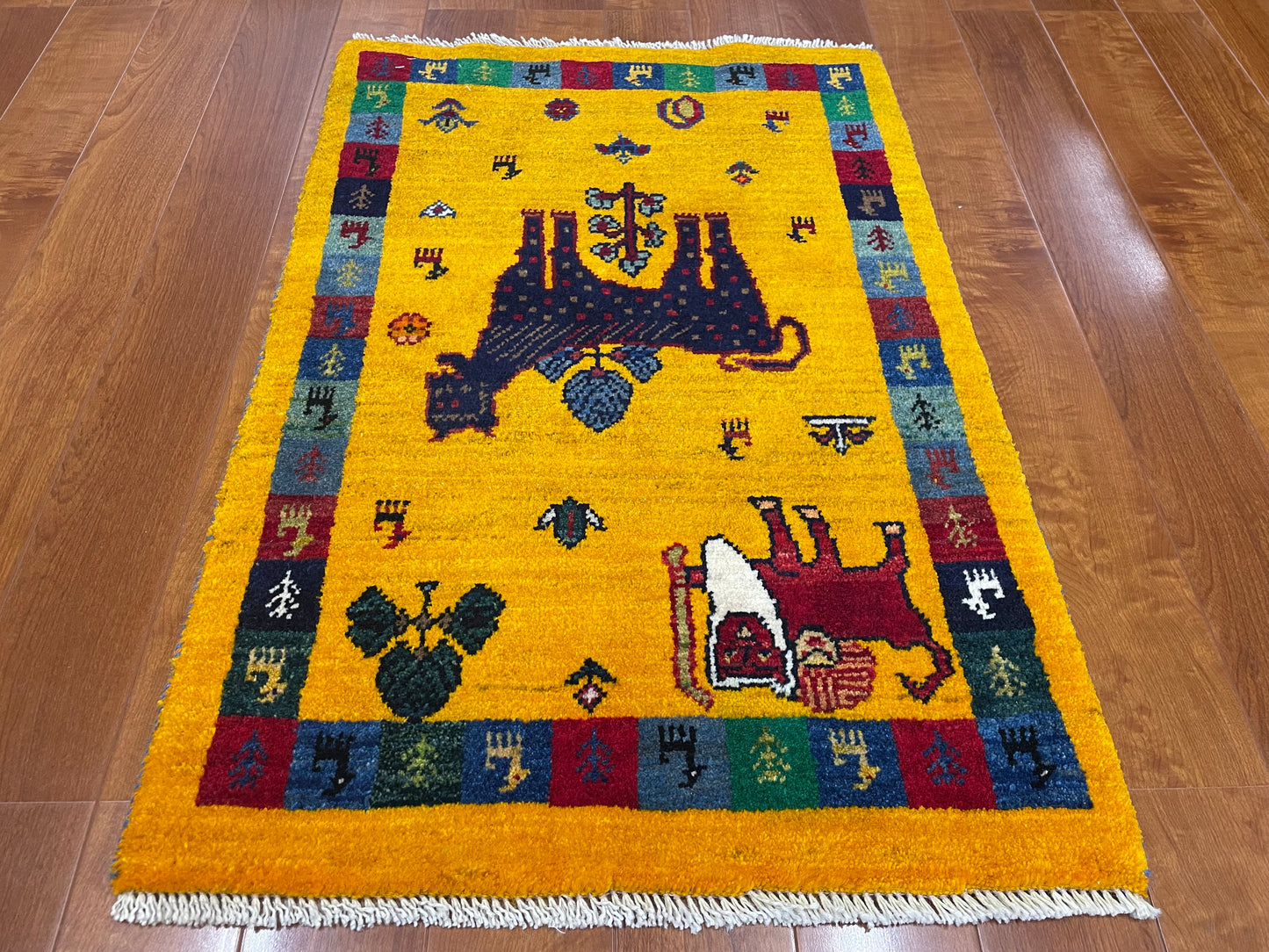 【オンライン限定】ギャッベ アマレバフト 90cm x 60cm RJ17072