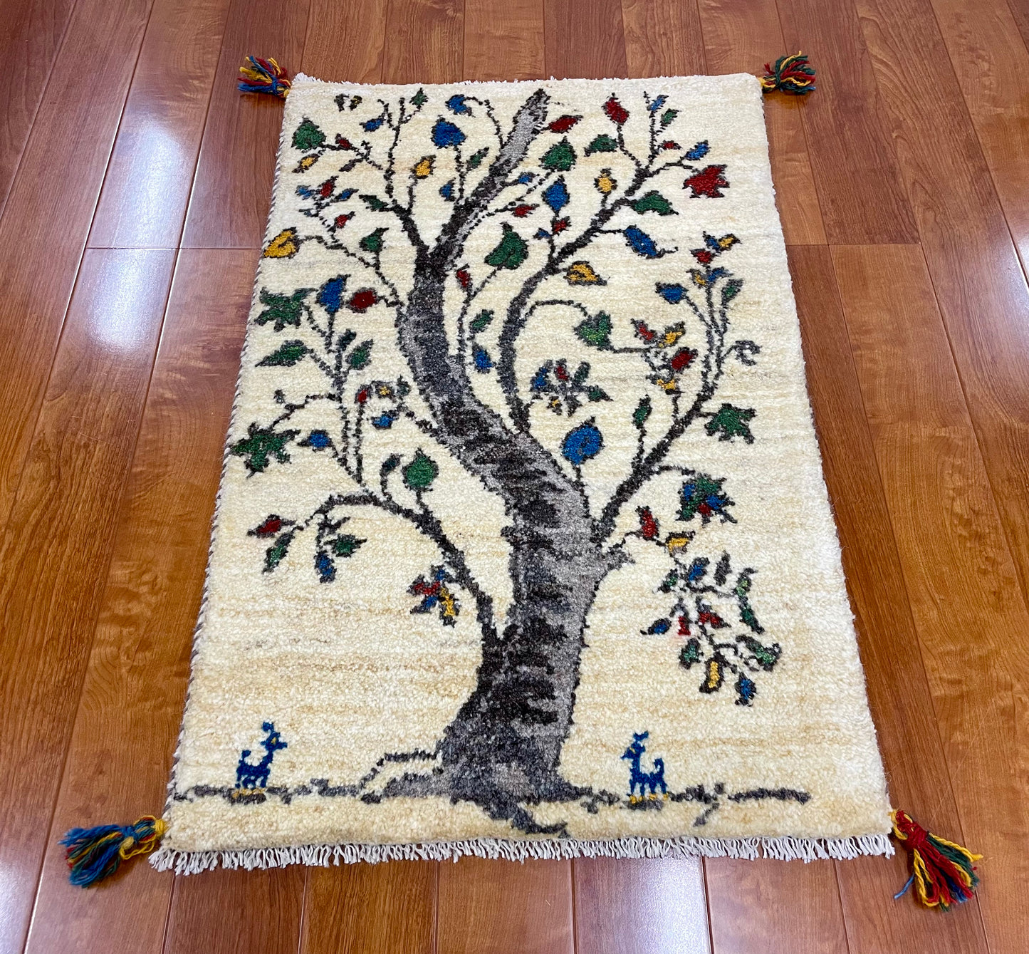 【オンライン限定】ギャッベ 88cm x 58cm RJ13801