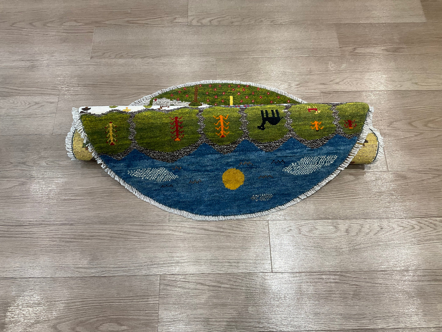 ギャッベ アマレバフト Φ100cm RJ13542