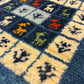 【千葉店】ギャッベ 39cm x 38cm Z3172