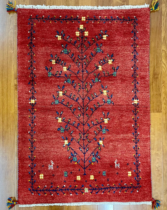【オンライン限定】ギャッベ 120cm x 83cm RJ11183