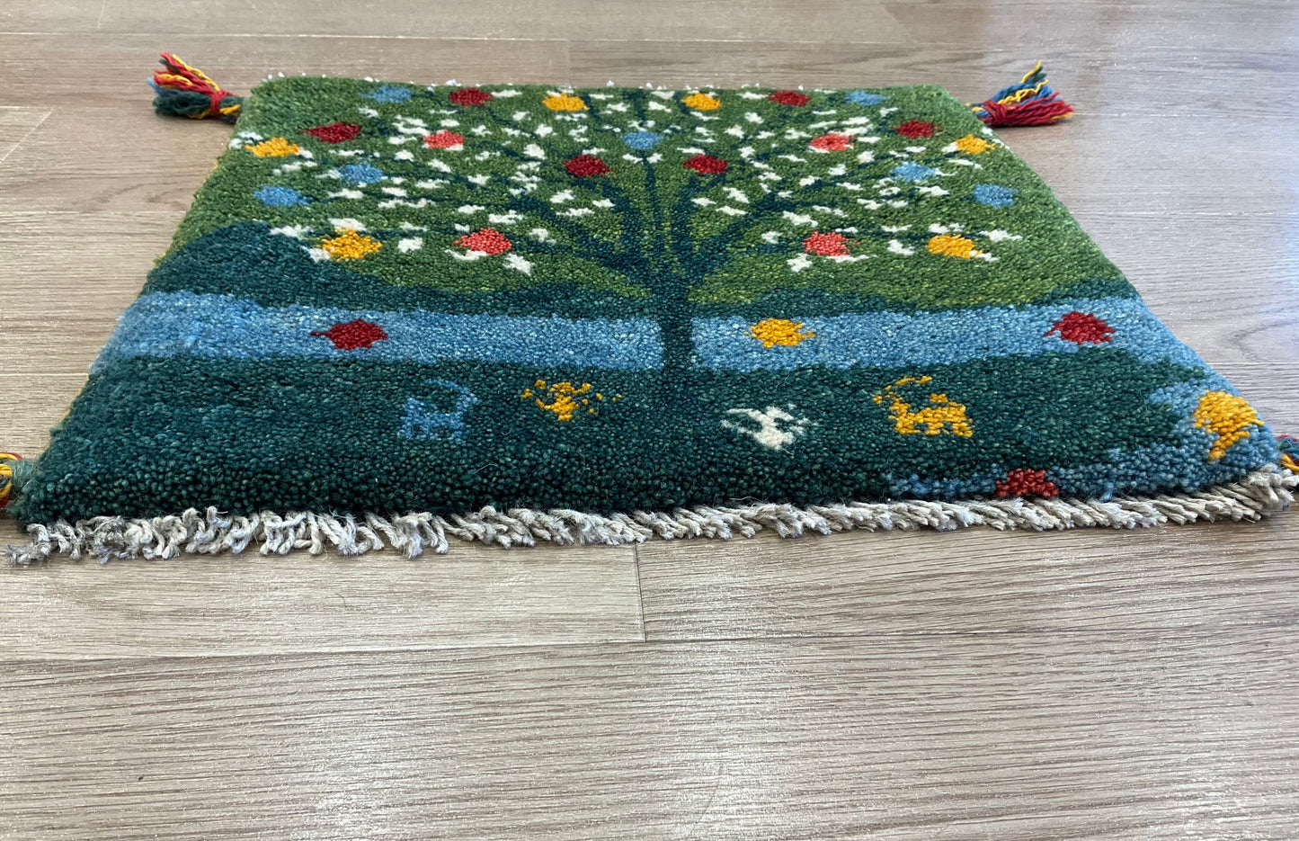 ギャッベ 42cm x 40cm T6323