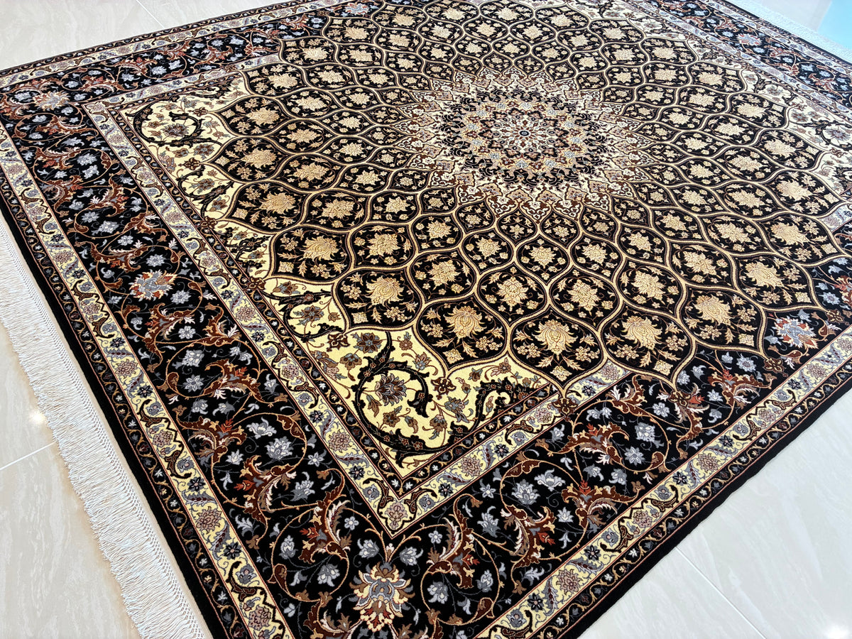 【千葉店】 イスファハン ダバリ工房 250cm x 205cm PS5218