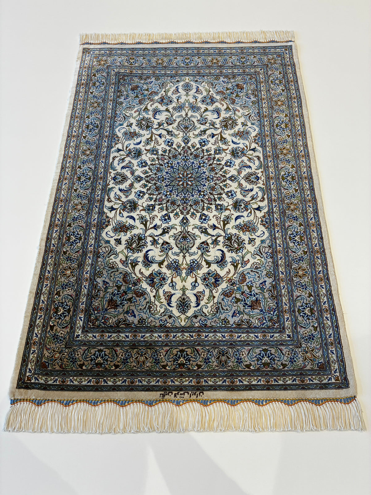 【千葉店】カシャーンシルク ネギン工房 92cm x 58cm NT13856