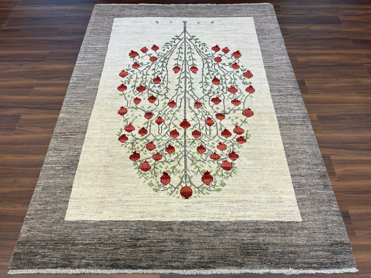 【千葉店】カシュクリギャッベ  213cm x 153cm RJ15370