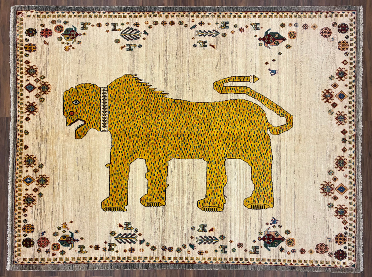 【千葉店】カシュクリギャッベ  202cm x 155cm RJ14838