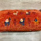 【福岡店】ギャッベ 41cm x 40cm Z2988