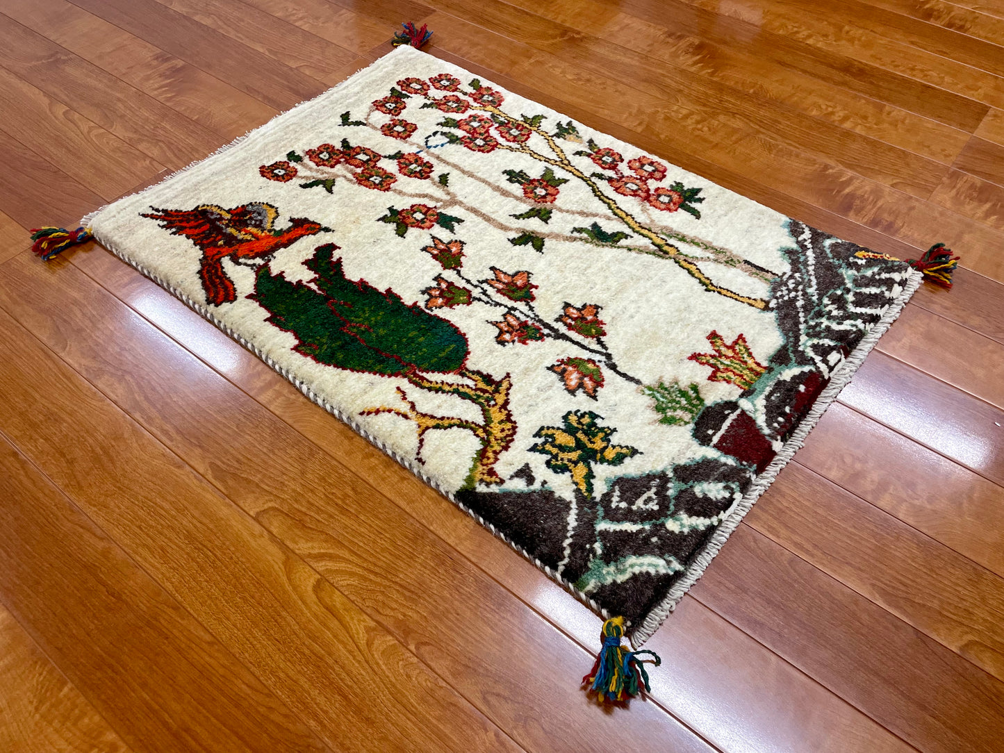 【オンライン限定】ギャッベ 90cm x 63cm RJ13598