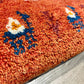 【福岡店】ギャッベ 41cm x 40cm Z2988