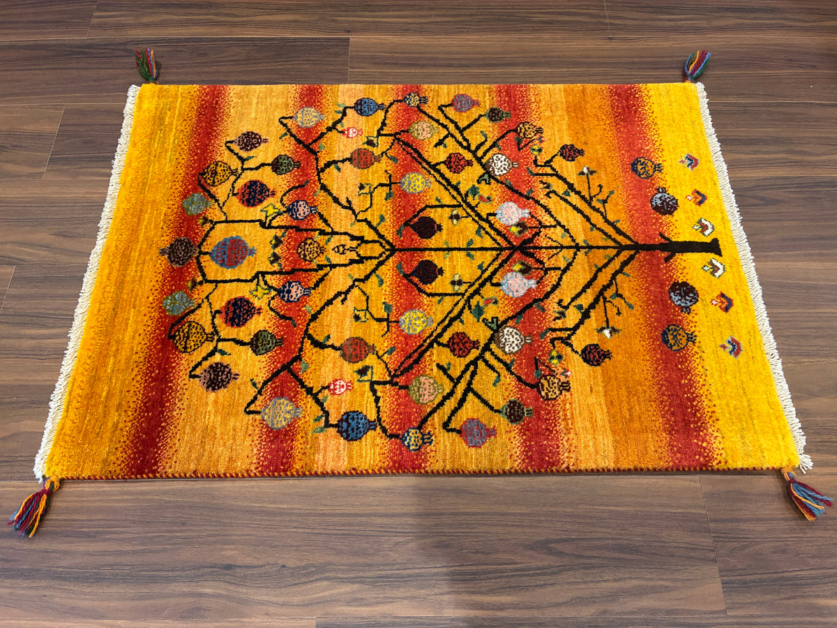 【千葉店】カシュクリギャッベ 93cm x 64cm RJ12248