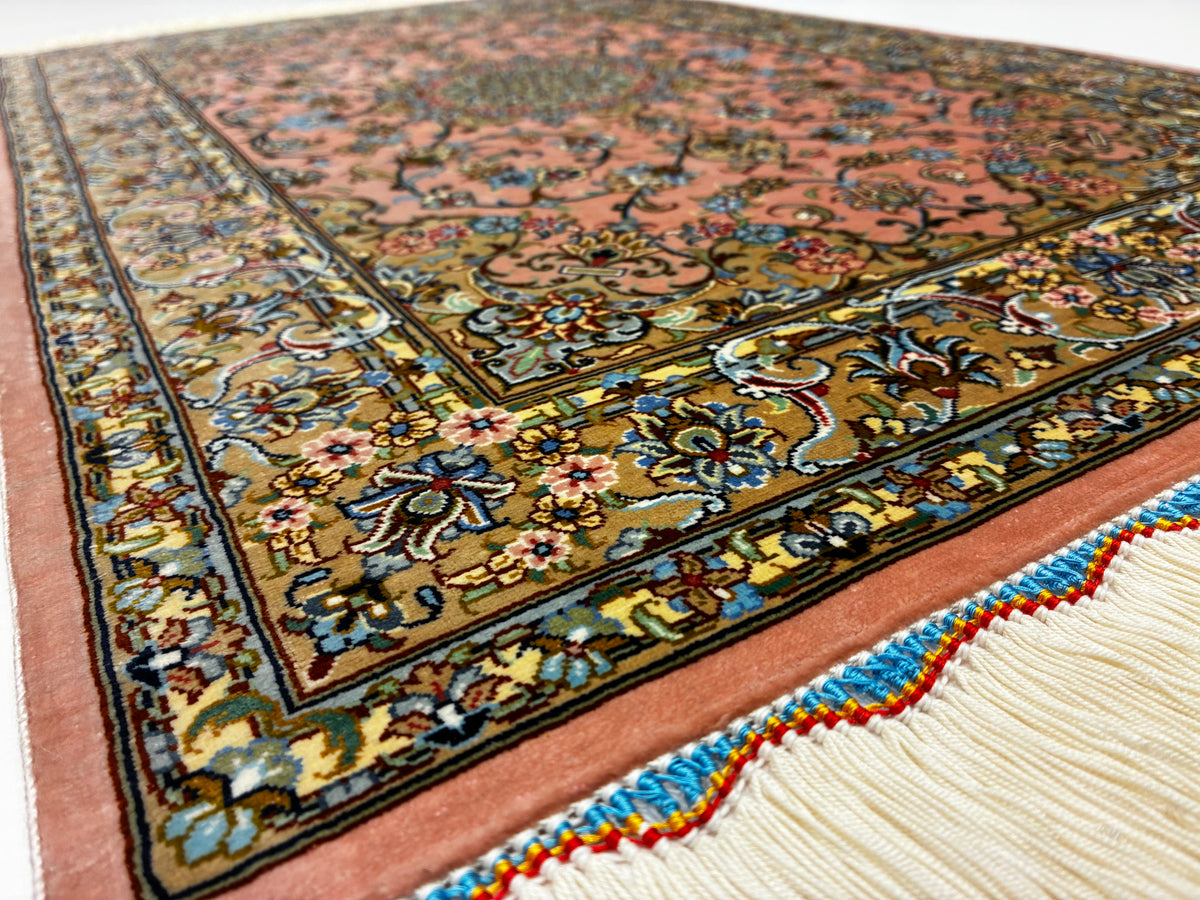 【千葉店】カシャーンシルク アルシャディ工房 93cm x 58cm PS6820