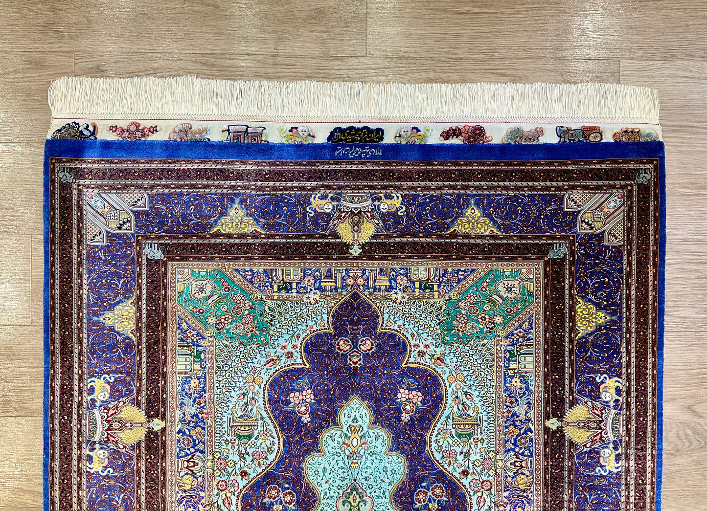 クム ジャムシーディ工房 148cm x 104cm NT11438