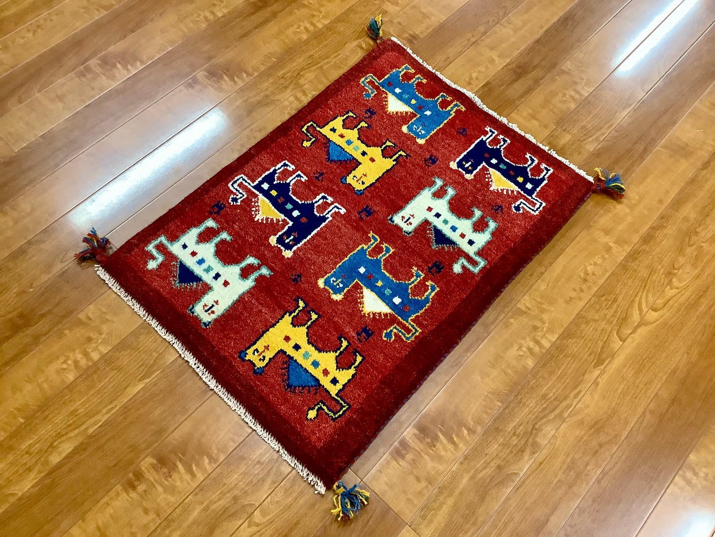 【オンライン限定】ギャッベ 88cm x 62cm RJ12401