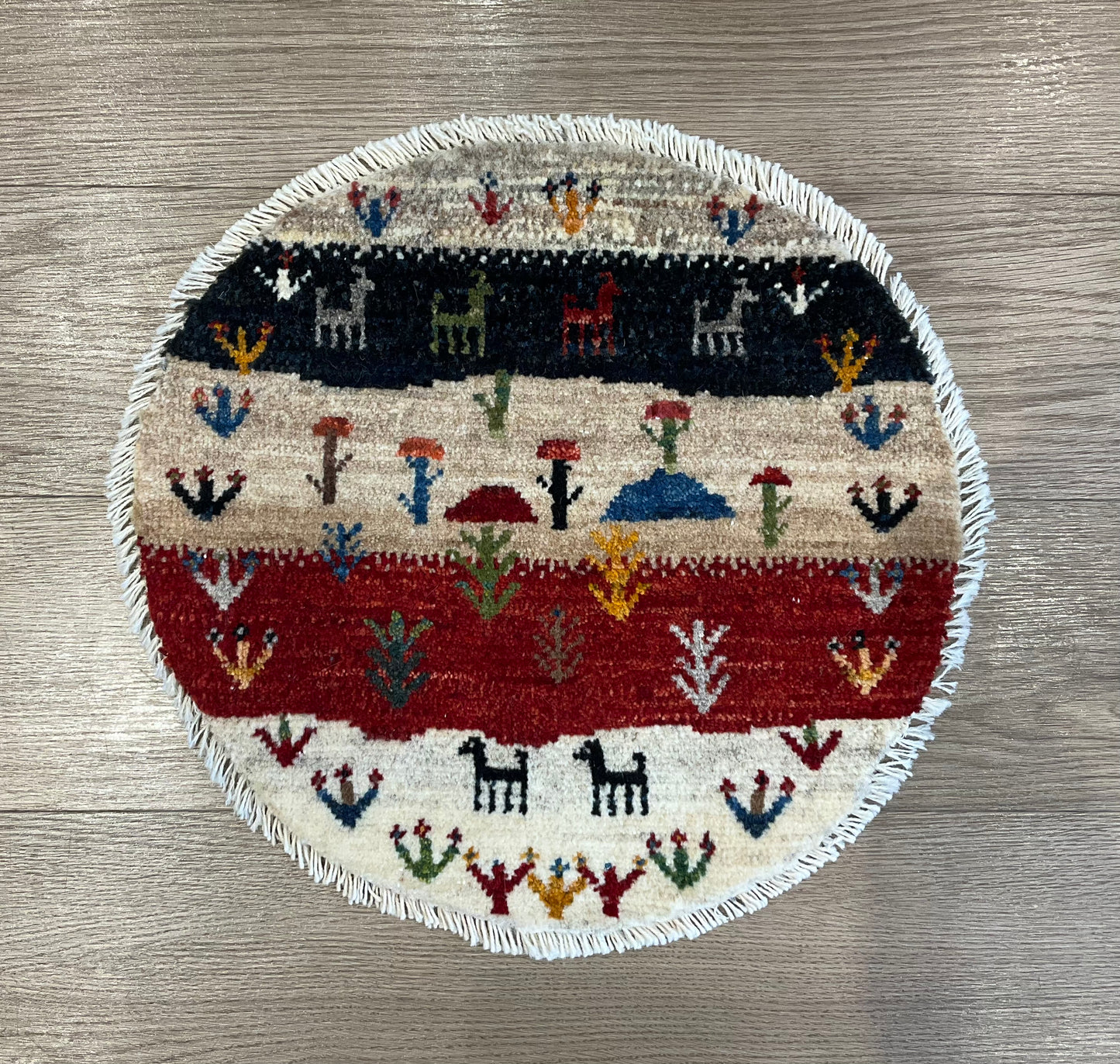 ギャッベ アマレバフト 40cm x 39cm AJ23585