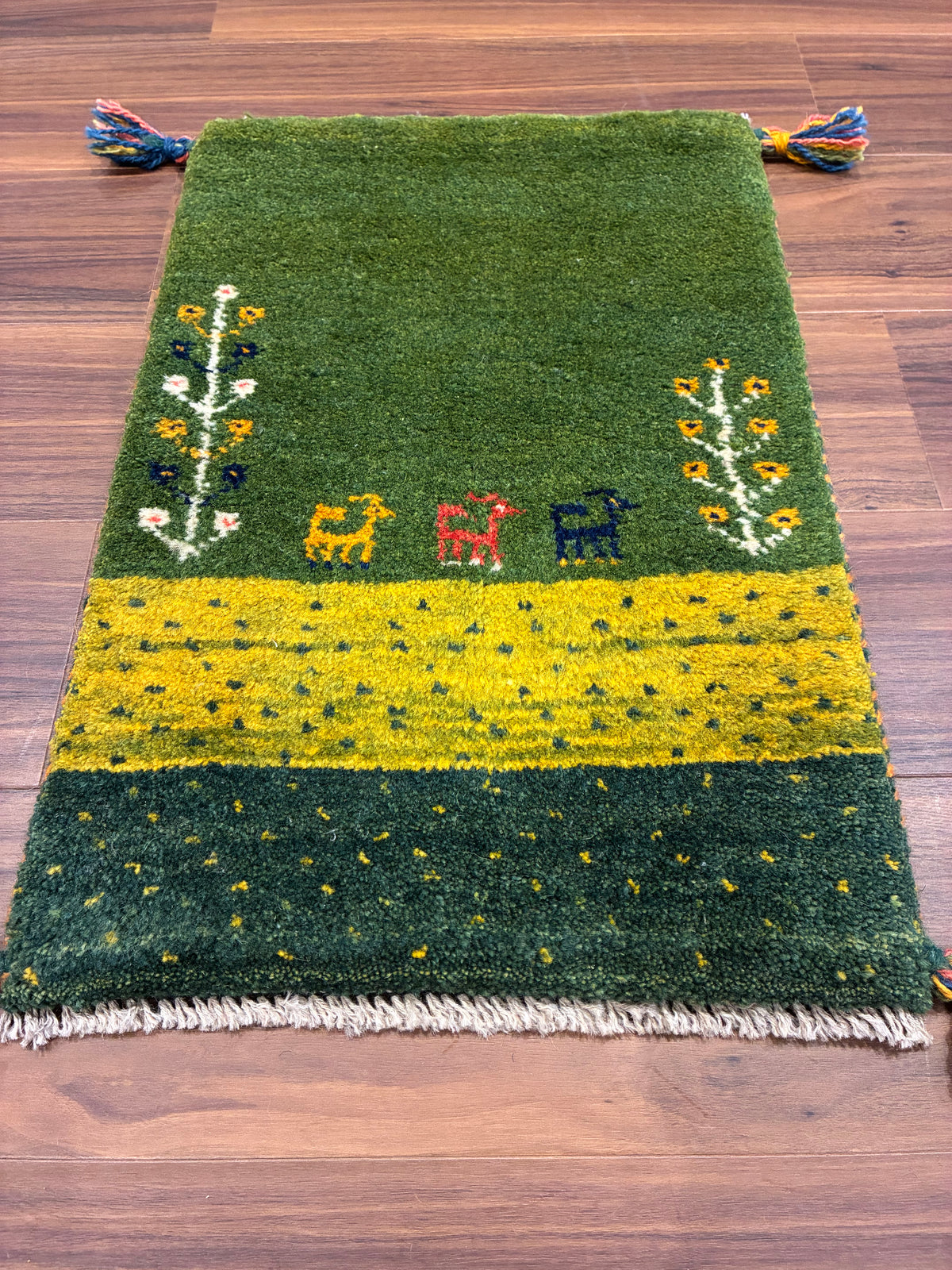 【千葉店】ギャッベ 57cm x 39cm NN17956
