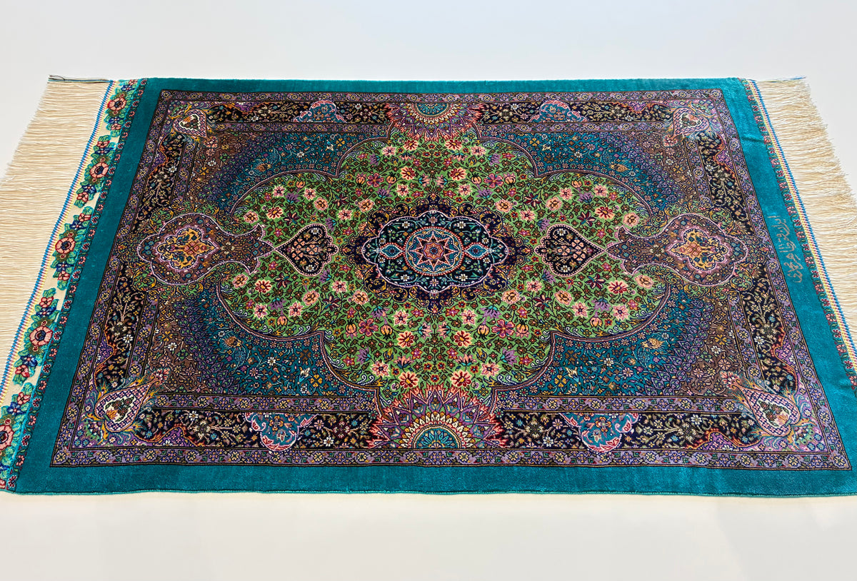 【千葉店】クム モハンマディ工房 88cm x 60cm NT15030