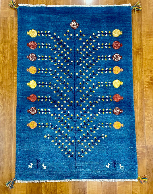 【オンライン限定】ギャッベ 122cm x 82cm RJ9708