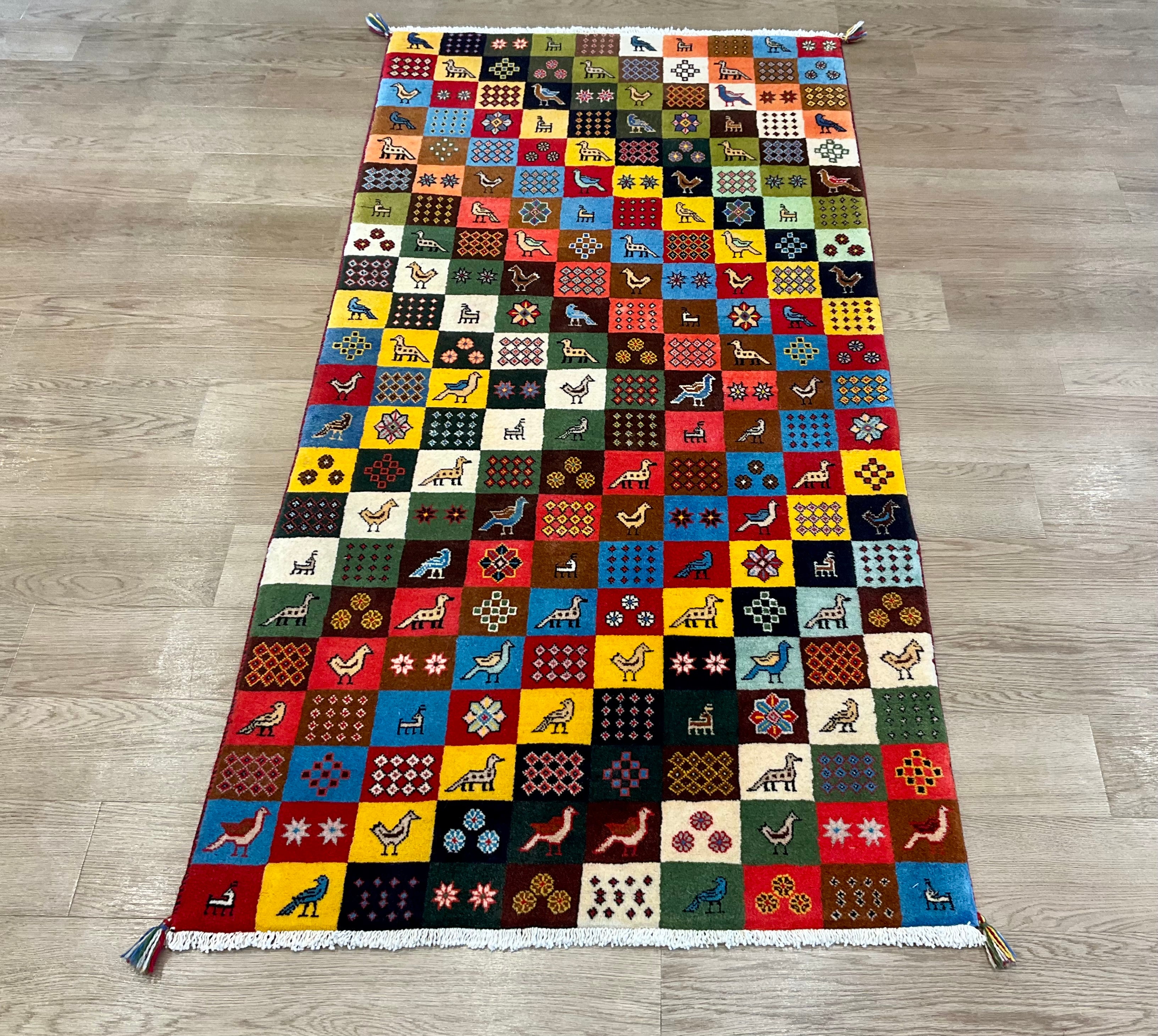 カシュクリギャッベ 200cm x 100cm NT17262 – ペルシャ絨毯専門店