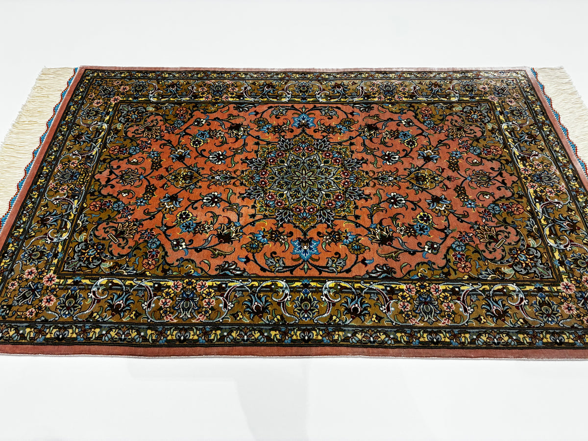 【千葉店】カシャーンシルク アルシャディ工房 93cm x 58cm PS6820