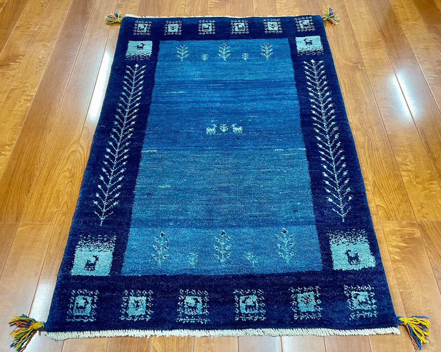【オンライン限定】ギャッベ 125cm x 84cm RJ9899