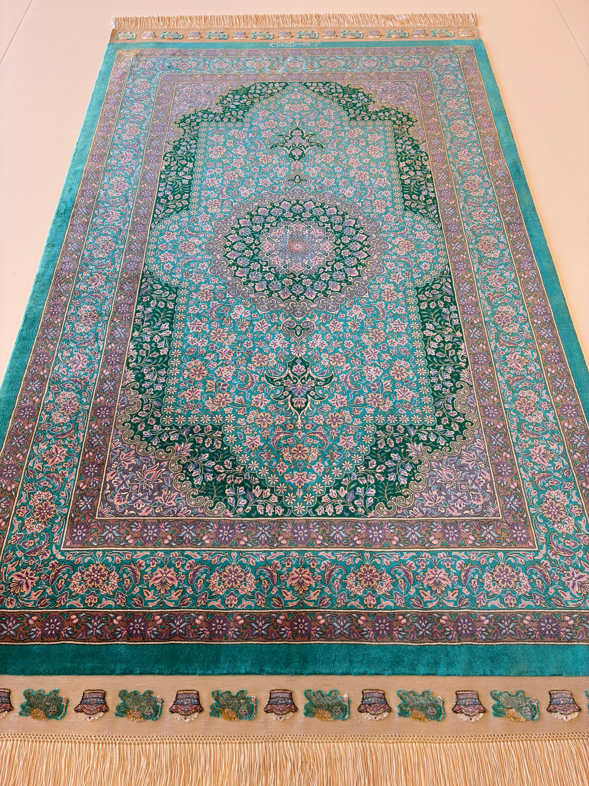 【千葉店】クム ジェッディ工房 125cm x 82cm PS12944