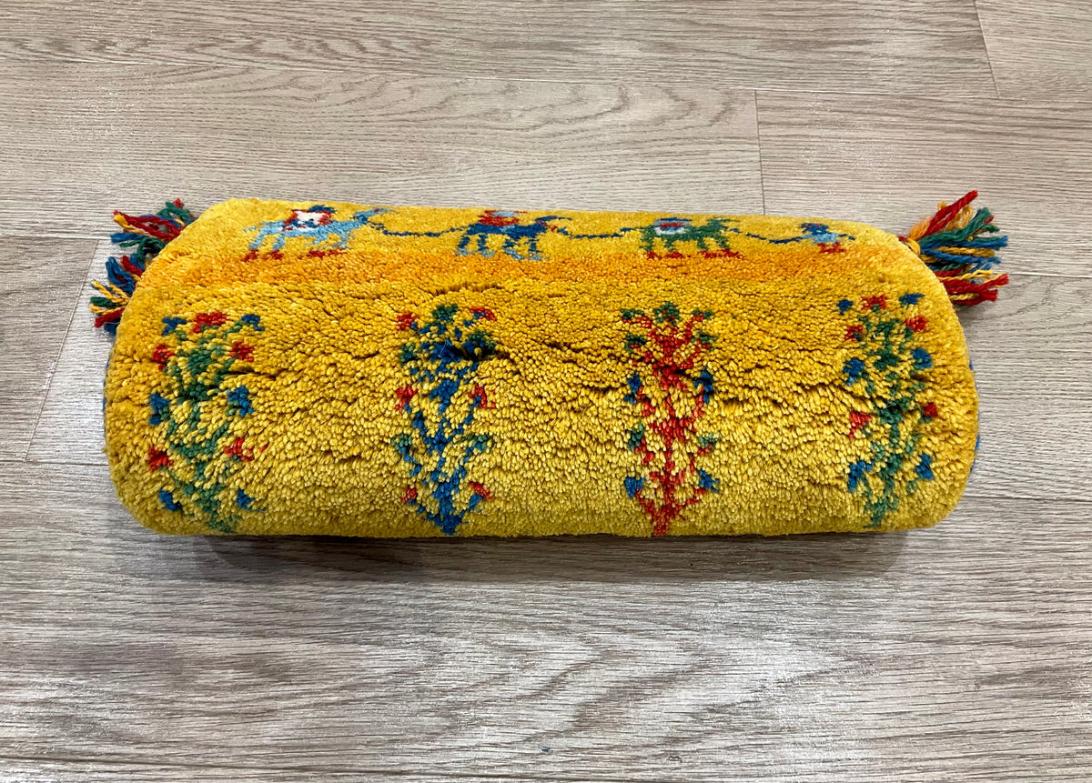 【福岡店】ギャッベ 41cm x 38cm Z2932