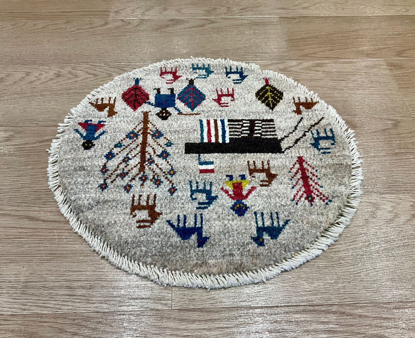 ギャッベ アマレバフト 42cm x 45cm T4835