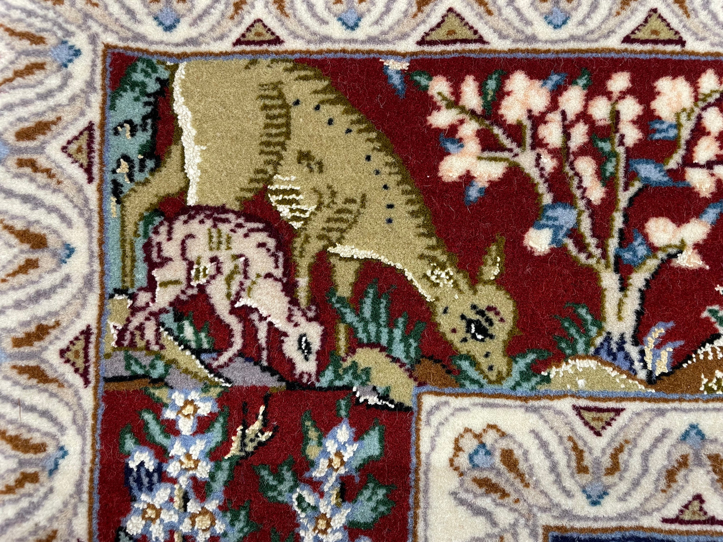 【オンライン限定】イスファハン バーネイ工房 140cm x 87cm A22627