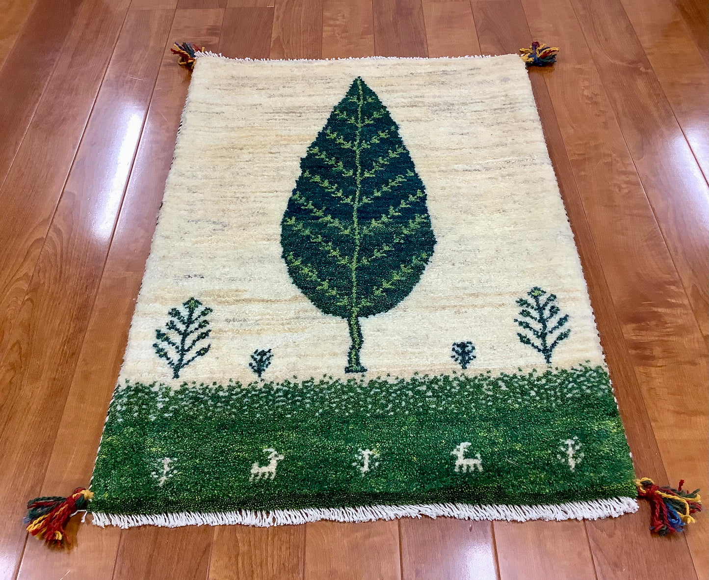【オンライン限定】ギャッベ 87cm x 63cm RJ13730