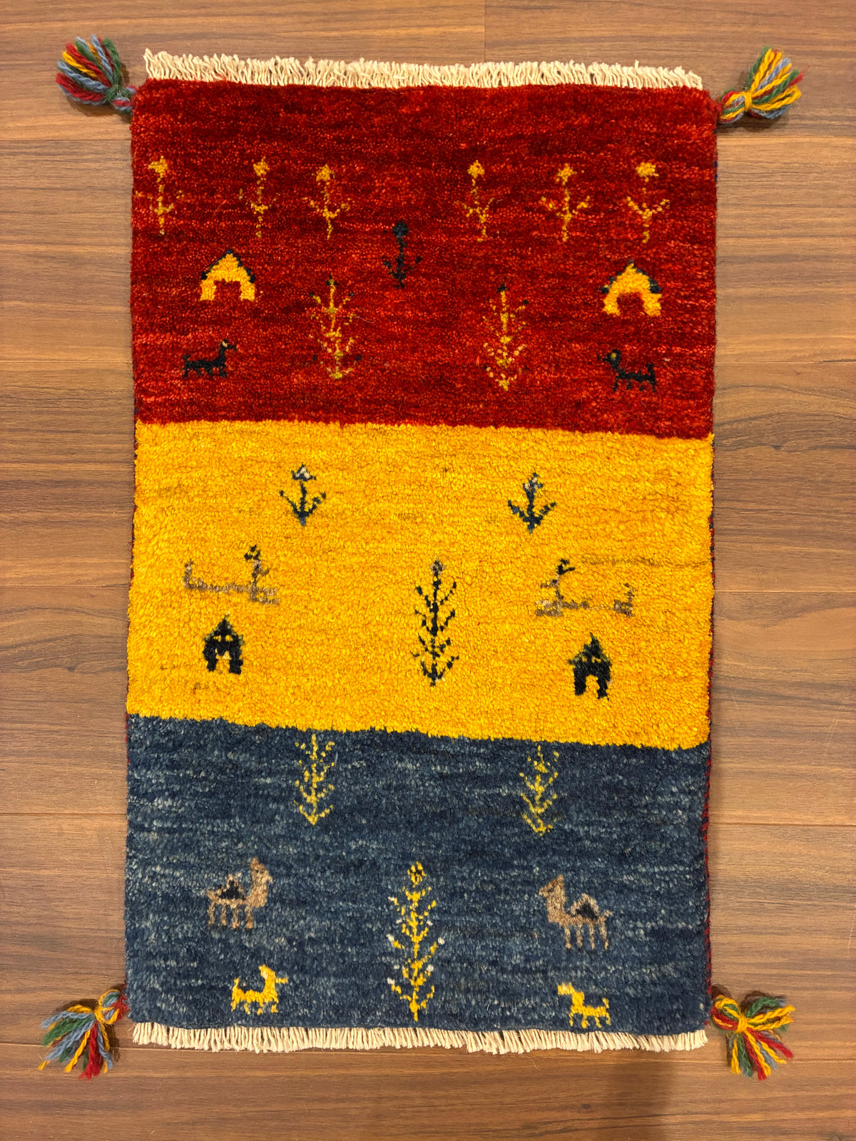 【千葉店】ギャッベ 61cm x 38cm NN19791