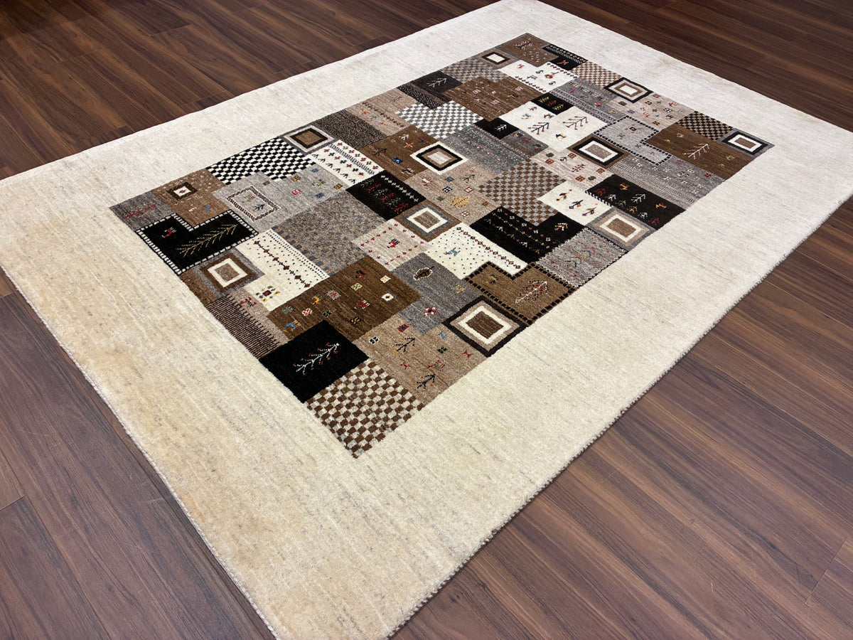 【千葉店】カシュクリギャッベ  200cm x 140cm RJ10948